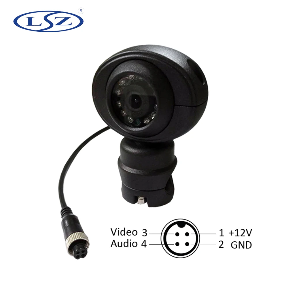 LSZ Factory Direct Sales AHD Coaxial HD Million 1080P Grade Reversing Glue Starlight Rear View Small Camera Waterproof