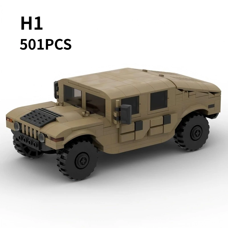 

501PCS Technical H1 Pickup Truck Building Blocks MOC Off-Road Vehicle Construction Bricks Toy The Perfect Gift For Boy