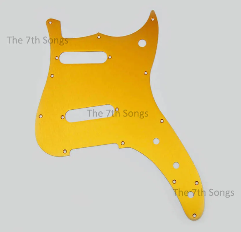 BRUSHED ANODIZED ALUMINUM duosonic Pickguard for Duo-sonic Electric Guitar Gold