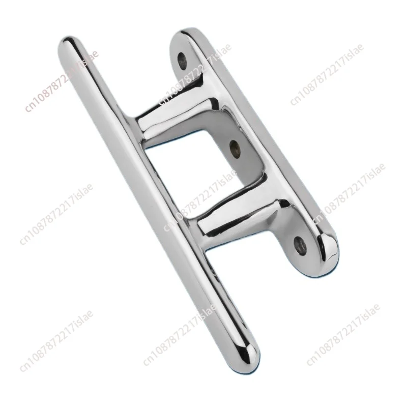 High Mirror Polished Marine Hardware Boat Accessories 316 Stainless Steel Marine Cleat  Fairlead Chock Straight Bow Chock