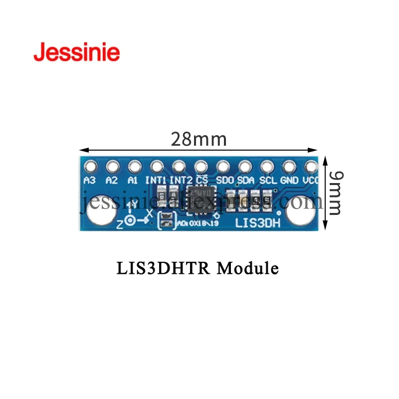 10pcs/1pc LIS3DHTR High Resolution 3 Axis MEMS Accelerometer Sensor Module Motion Sensor for Arduino