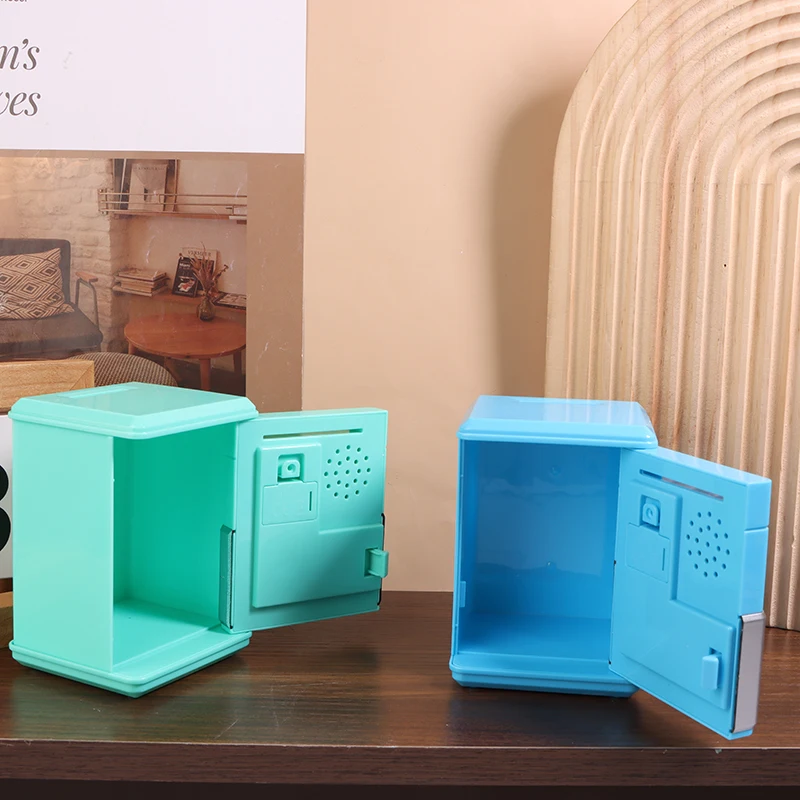 1 قطعة البسيطة Kawaii كابيبالا التوفير البنك الأطفال تخزين حصالة على شكل حيوان لطيف كلمة المرور عداد رمز مفتاح قفل عملة البنك ATM الطفل هدية