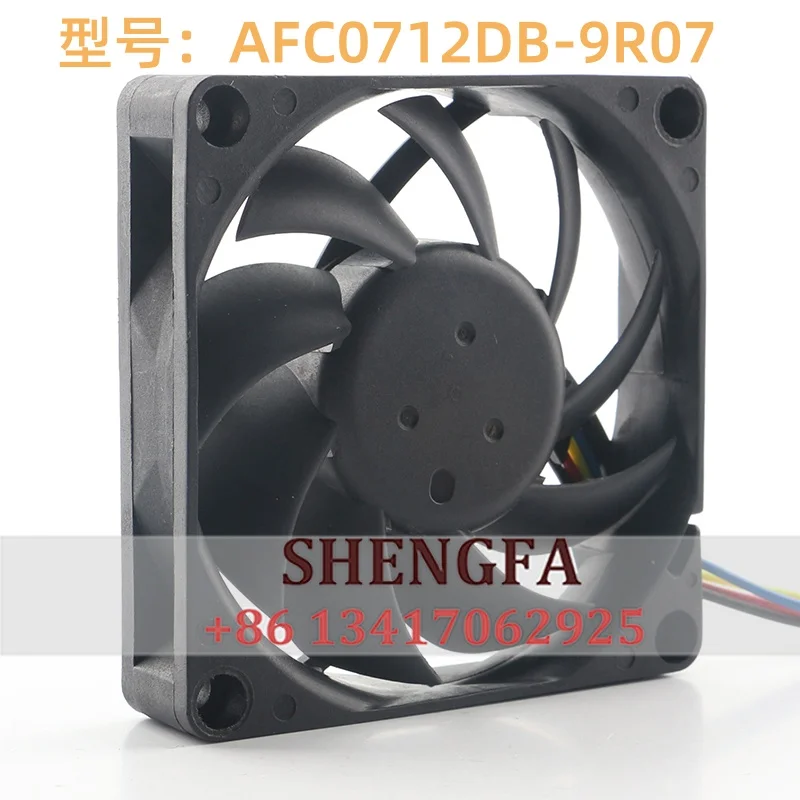 Cooling fan Delta 5V 24V 48V 7015 7CM 70X70X15MM PWM Four-wire speed regulation CPU Double ball bearing AFC0712DB DC 12V 0.45A