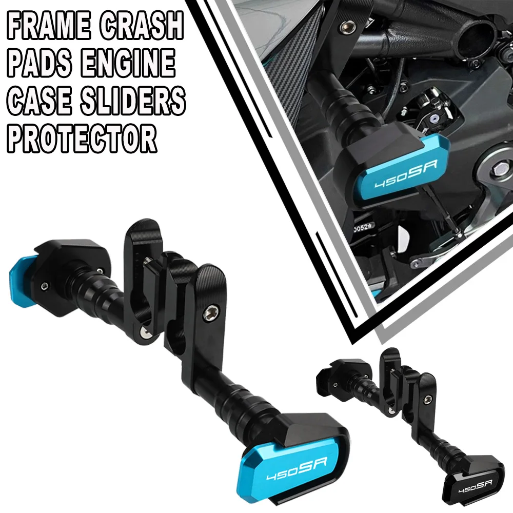 

FOR CFMOTO 450SR 450SS 450SRS 450NK 450 SR 2022-2025 Motorcycle Engine Protection Cover Frame Sliders Crash Pad Falling Guard