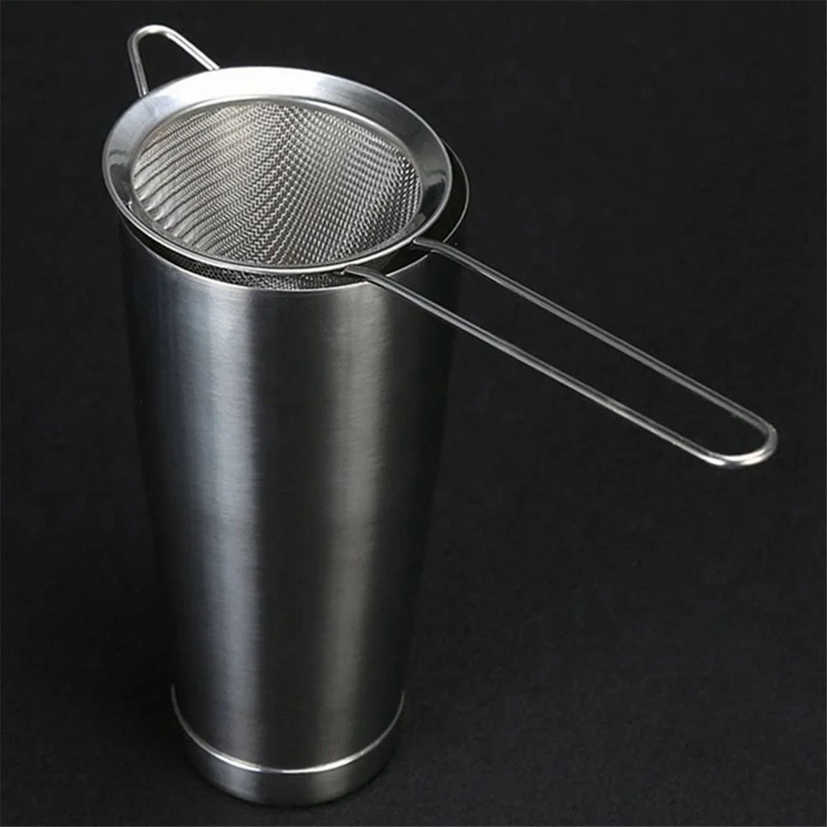 Cocktail Fine Strainer Stainless Steel Conical Mesh Strainer Professional Bar Tool