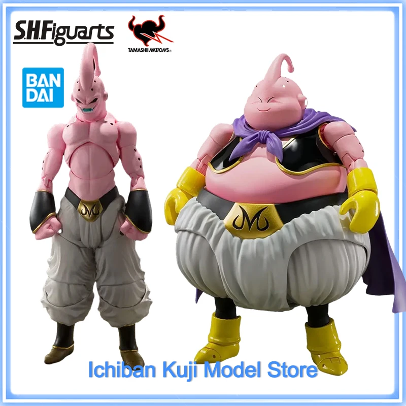 Bandai In Stock Original S.H.Figuarts SHF Dragon Ball Z Majin Buu Hercule Vegeta Action Figure Collectible Model Toys