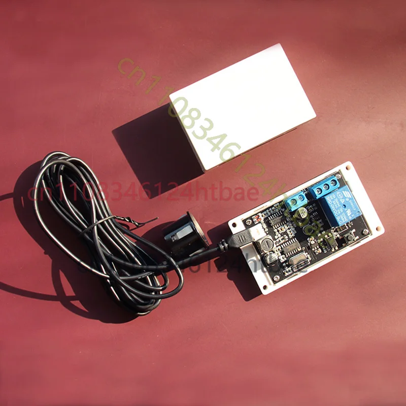 For 12V 24V Ultrasonic Ranging Module 5-500CM Proximity Sensor Relay Output Range Adjustable Obstacle Avoidance Detection Sensor