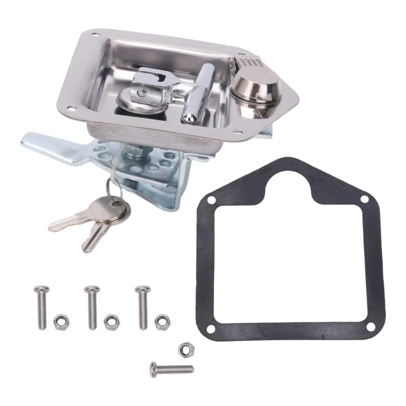 N5KD Compartment Door Lock T-Handle Latches Assembly with Integrated Manual Release