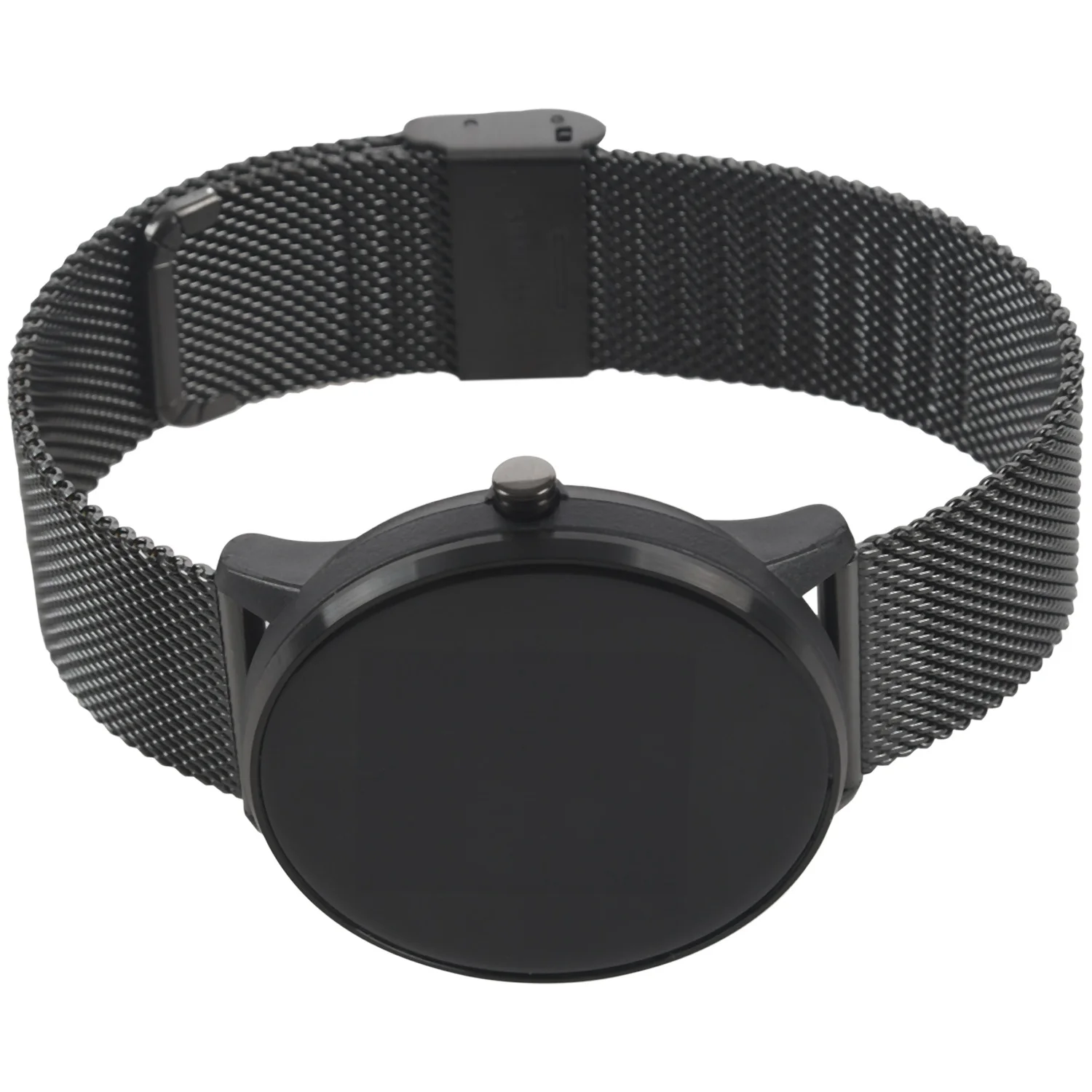3CGRO-MX6 Smart Watch Men Women Blood Pressure Heart Rate Monitor IP68 Waterproof Sport Watch Black Steel