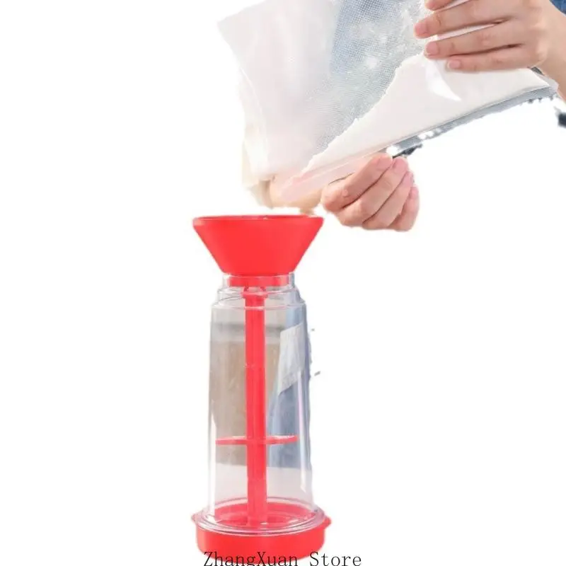 Flour Mixers Handheld Rotating Flour Sifter Cup Half-automatic Flour Sieves 3XUF