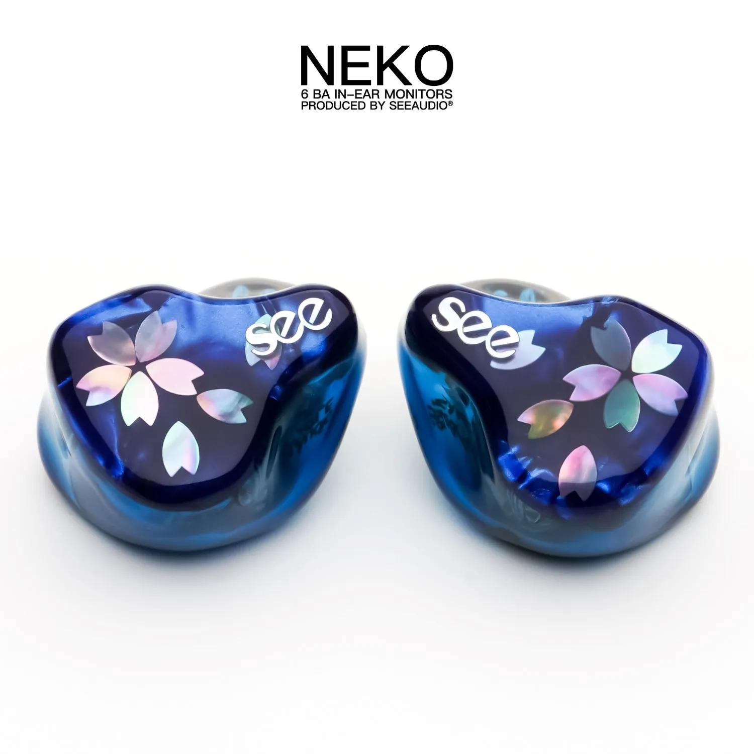 

Наушники-вкладыши SeeAudio Neko IEMS 6BA с кабелем EA CADMUS OCC с серебряным покрытием, проводные Hi-Fi наушники для прослушивания J-POP музыки