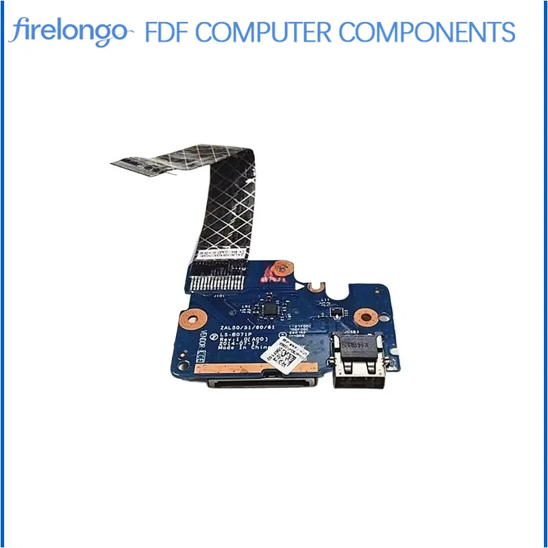 For DELL Latitude 3450 SD USB Daughter Board LS-B071P Laptop Replacement Port Card