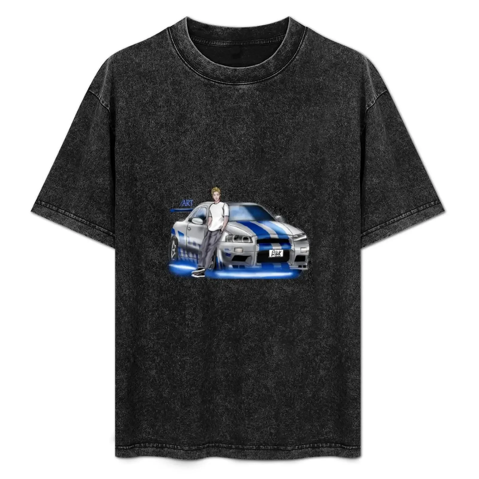

For Paul Fast and the Furious T-Shirt anime blanks croswit shirt man t shirts for men pack