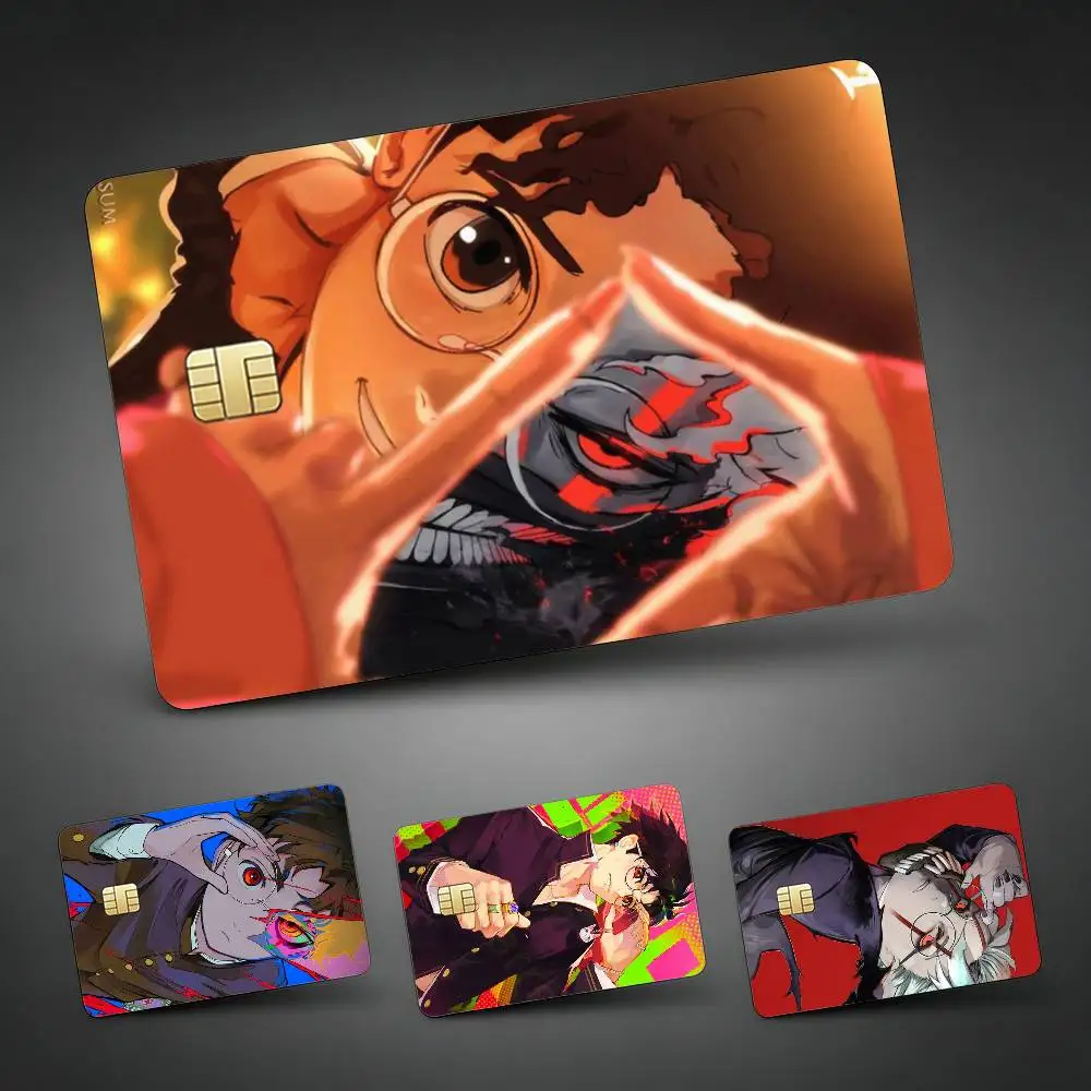 

Okarun Anime D-Dan Da D-Dan Credit Card Skin Stickers For VISA Bank Bus Metro Access Card Protective Film Cover Sticker