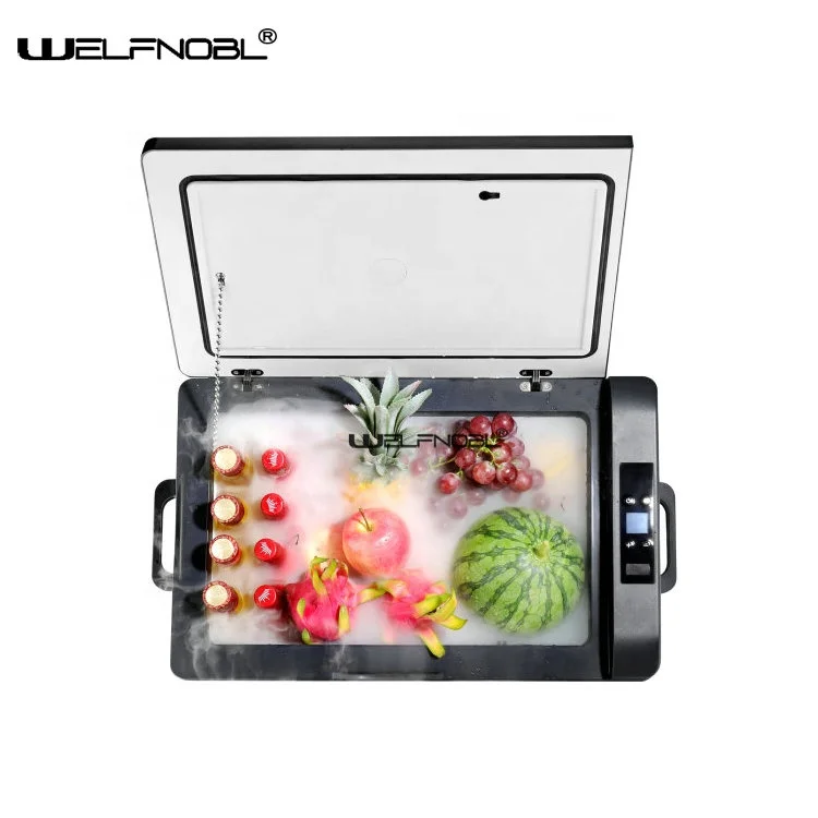 40L Car Refrigerator DC 12v Mini Fridge Freezer Portable Compressor Console Fridge Small Fridge