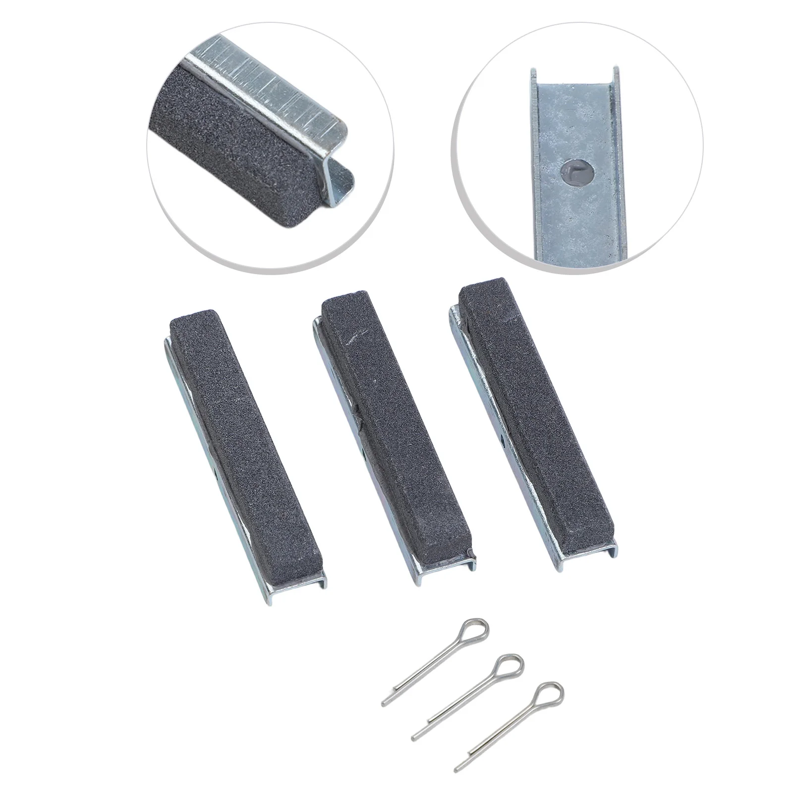 3Pcs Engine Cylinder Hone Stone Set Brake Piston Fixed Angle 3 Arm Car Engine Brake Cylinder Bore Hone Tool