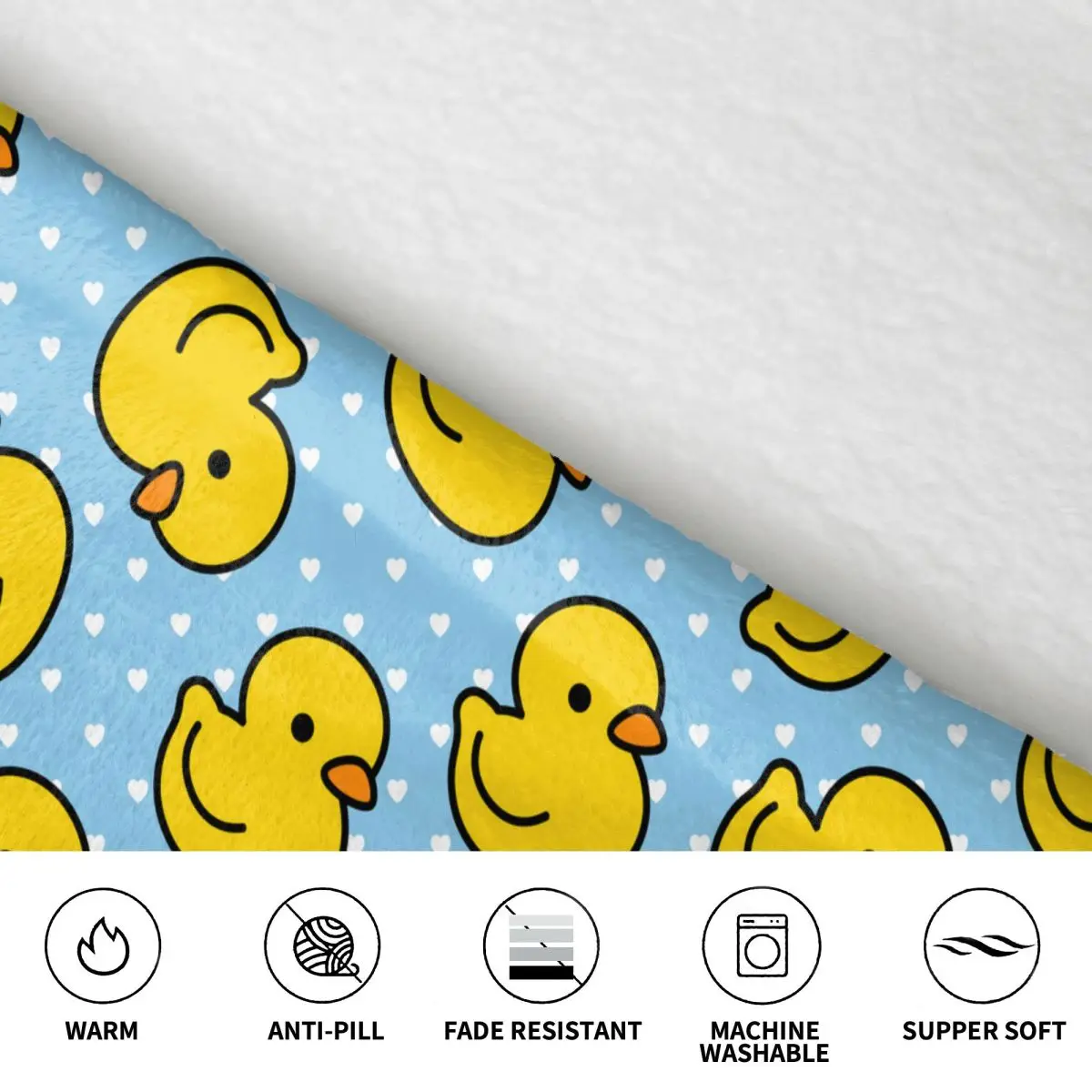 Cartoon Cute Duck Oversized Blanket Hoodie Women Men Wearable Fleece Pullover Soft Warm Cozy 6