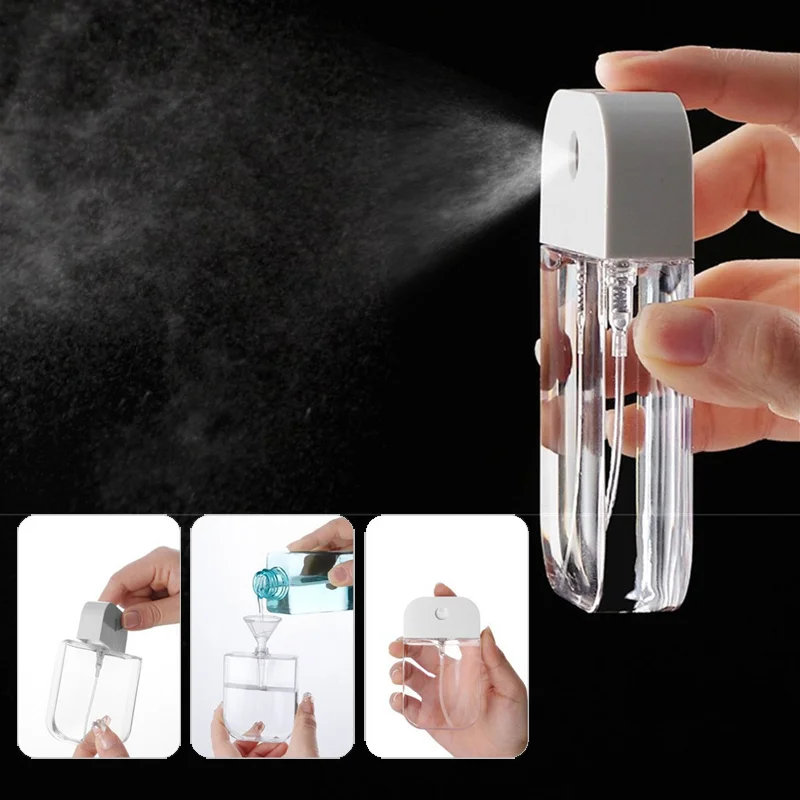 50ml Spray Bottle Cosmetic Water Bottling Ultra-fine Atomized Face Hydration Small Bottle Watering Can Alcohol Disinfection