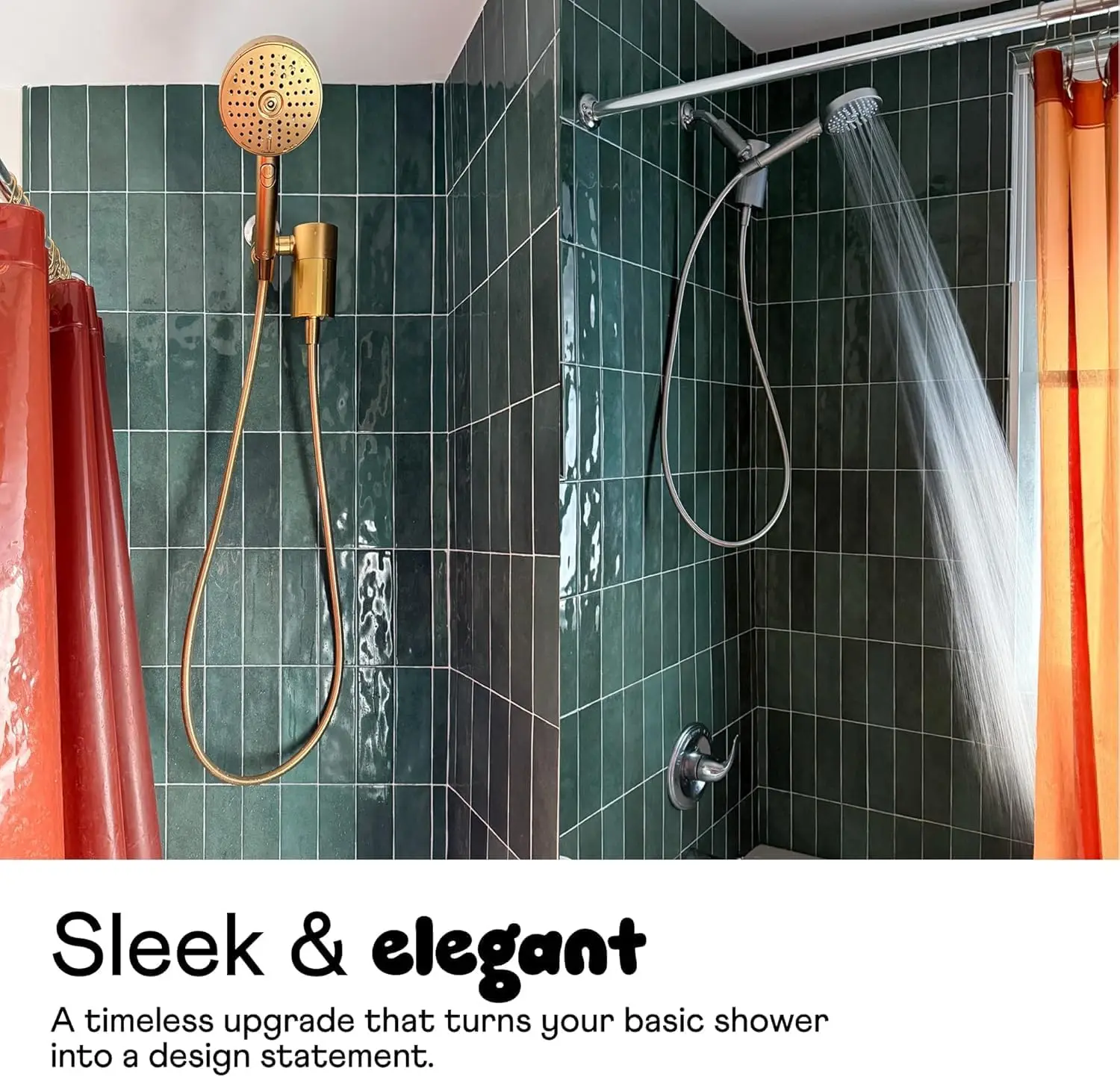 Handheld Showerhead with Filter, High Performance for Healthier Hair and Skin, 70 Inch Hose, 3 Spray Modes, Pink