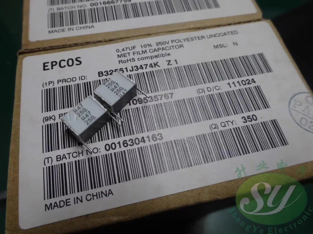 

10PCS EPCOS 0.47uf/250v 470nf u47 474 New mille-layer capacitor B32561J3474KZ1