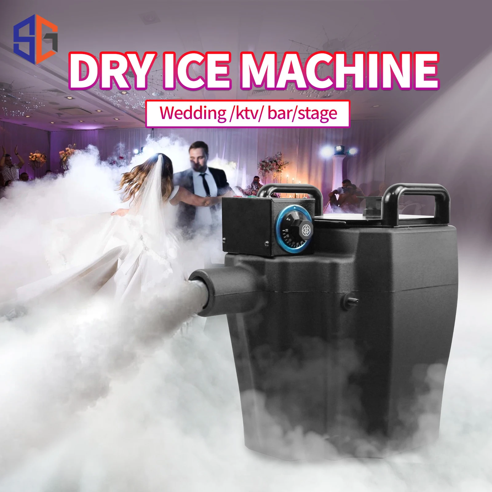 6000W Low Lying Smoke Machine Nimbus 3500W Dry Ice Fog Machine Stage Effect For DJ Wedding Stage Party Events Smoke Generator