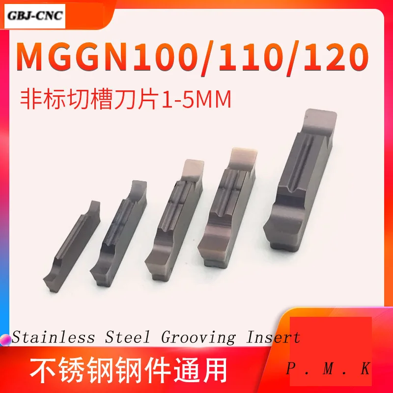 MGMN MGGN 150 200 250 300 400 -JM LF6018 Grooving Turning Insert For MGEHR Tool Stainless Steel  Grooving Insert 10Pcs/Pack