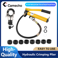 Camecho 8T Hydraulic Crimping Tool，Radial Crimping Plier,   360° Copper Tube Crimping Plier TH16-32/V15-28-Type
