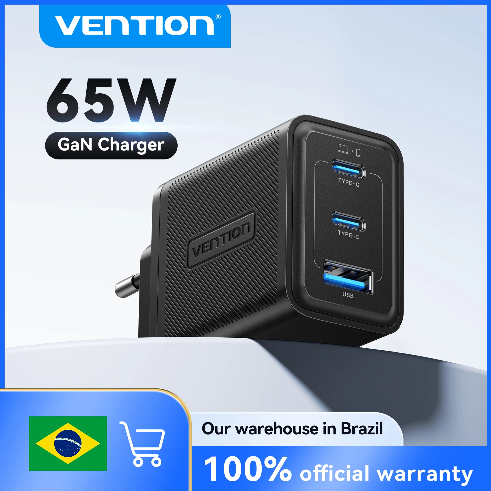 vention-gan充電器-65w-70w-100w-急速充電-pd-qc対応-iphone-17-16-samsung-s25-xiaomi-ノートパソコン-usb-c充電器