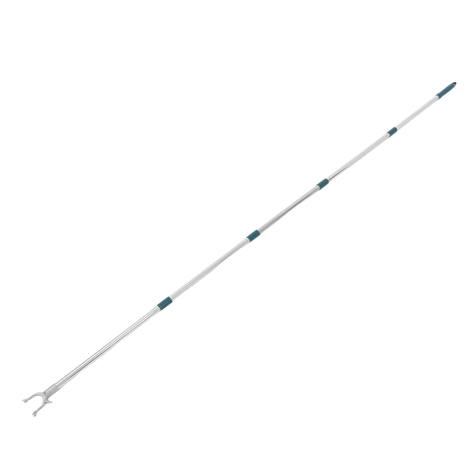 

Clothes Rail Adjustable Support Rod Clothing Garment Hanger Pole with Hook for Reaching Poles Washing Line Curtain