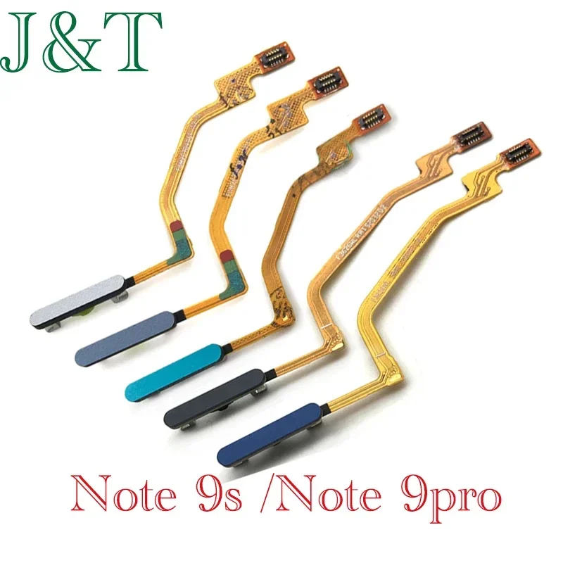 Fingerprint For Xiaomi Redmi Note 9s note 9 pro Home Button Fingerprint Menu Return Key Sensor Flex Cable