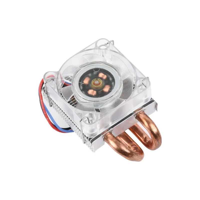 ICE Tower Fan V2 for Pi,Low-Profile ICE Tower Cooling Fan for Raspberry Pi 4B/3B+/3B, Super Heat Dissipation