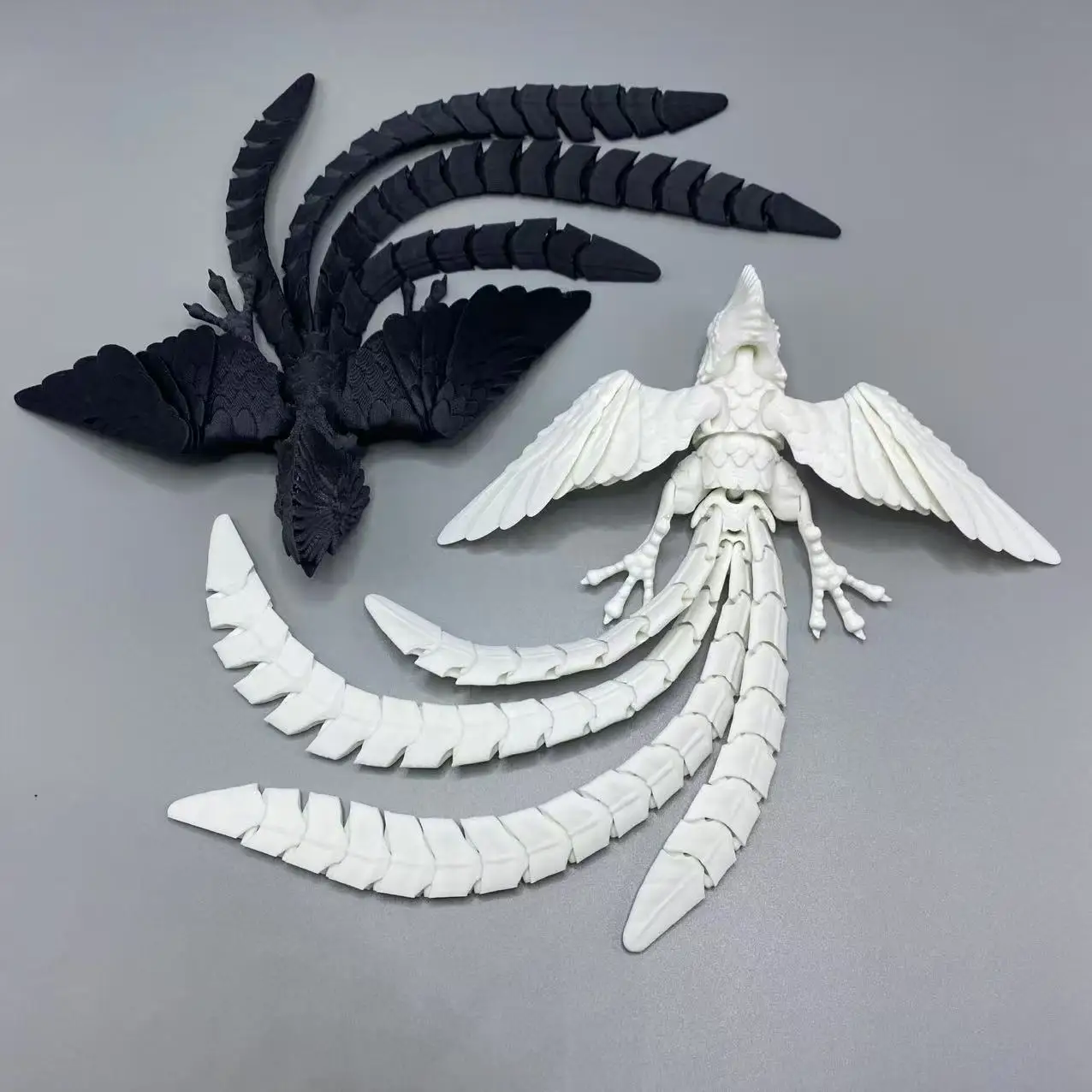 3D printed phoenix cuckoo joint model, dragon creative decoration, room decoration Maya mythology Halloween Christmas gift