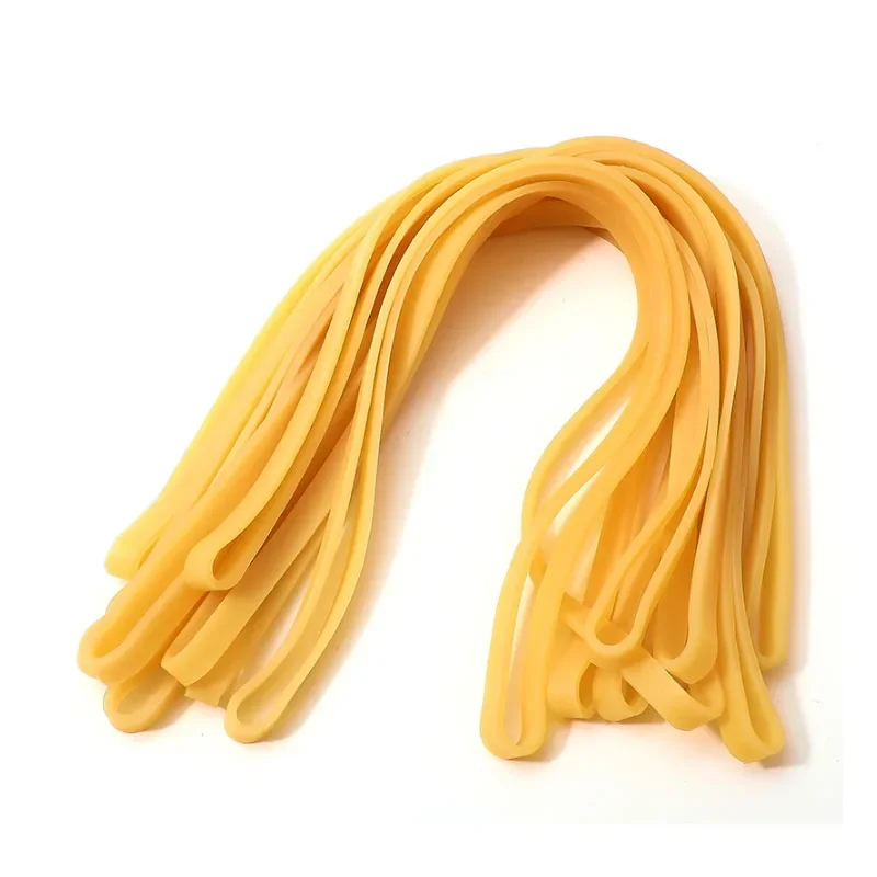 High Elastic Yellow  Latex Rubber Band large size Powerful Rubber Ring 800-1500mm Perimeter