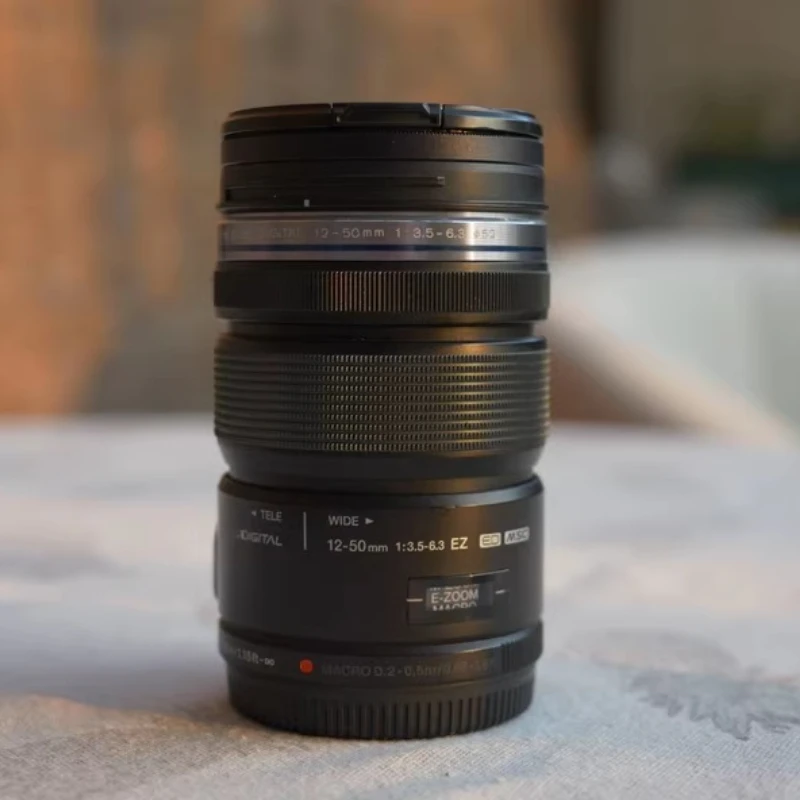 98% جديد حقيقي لأوليمبوس M.ZUIKO ED 12-50 مللي متر f/3.5-6.3 EZ عدسة لأوليمبوس باناسونيك مايكرو أربعة Thirds SLR كاميرا #2