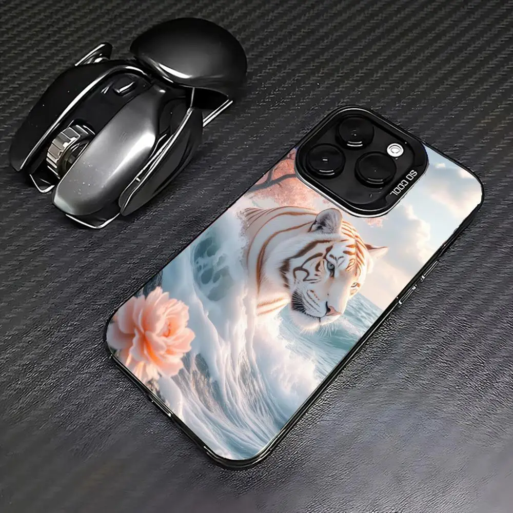 

The tiger in the sea Phone Case case for iPhone17 16 15 14 13 12 11 Pro/ Max/Plus shock-proof rear cover anti-fingerprint