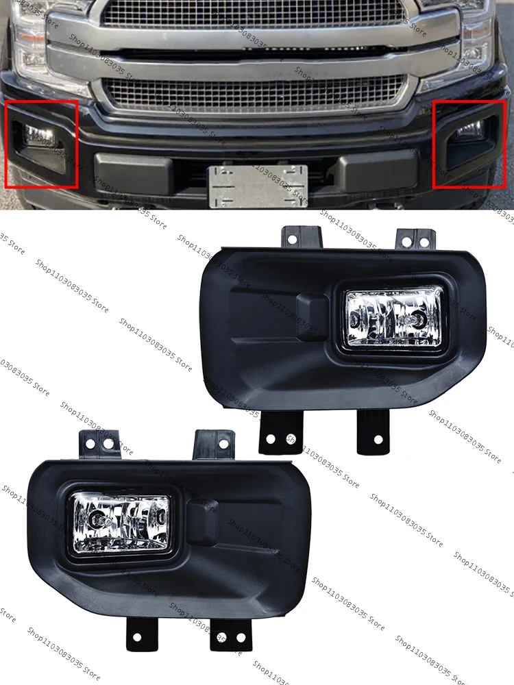 

For Ford 150 Pickup 2015 2016 2017 Car Front Fog Lamp Foglight FL3Z15201B FL3Z15200B