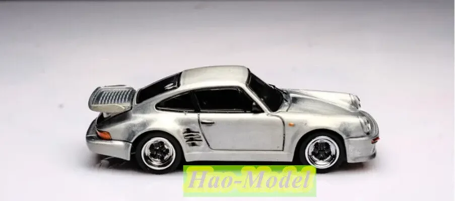 Modèle de voiture en alliage métallique moulé sous pression pour garçons, Porsche 911 930 Turbo, ornements de collection d'affichage de passe-temps, cadeaux d'anniversaire, 1:64 BSC