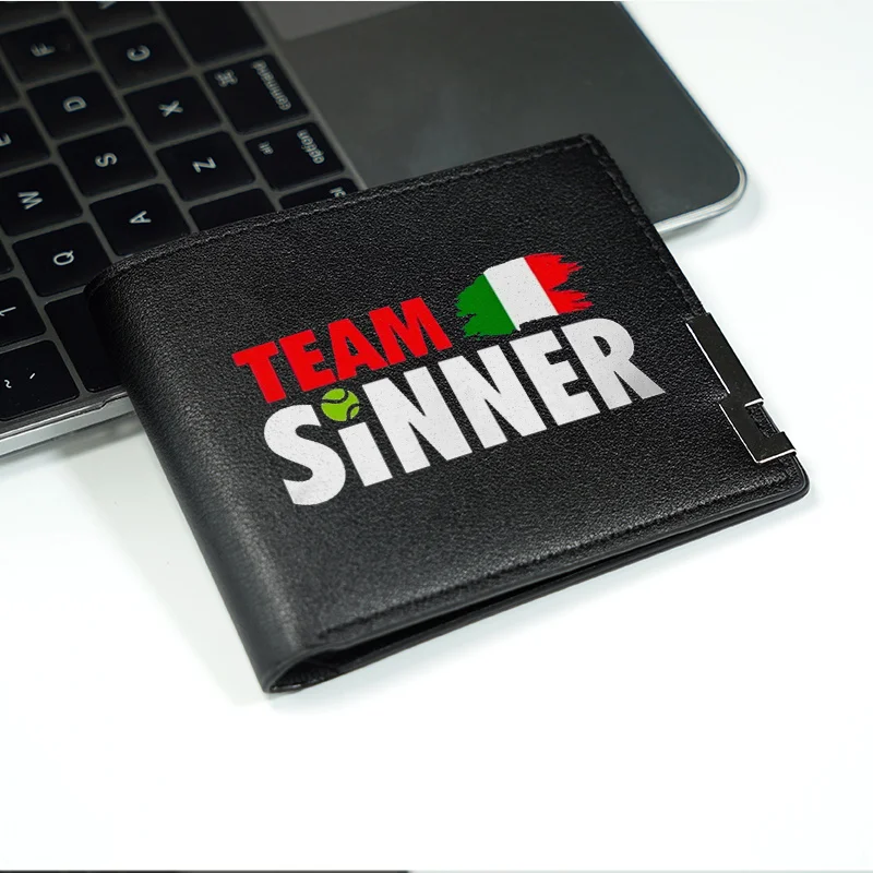 TEAM SINNER ИТАЛИЙСКИЙ ПРАПОР ДИЗАЙН МУЖСКИЙ Тонкий кошелек из искусственной кожи ЛЕГКИЙ ВЫПУСКНЫЙ БИЗНЕС-СТИЛЬ МОДНЫЙ АКСЕССУАР ДЛЯ ВСЕГДА ИСПОЛЬЗОВАНИЕ
