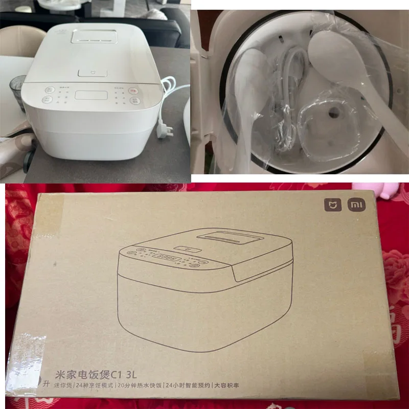 Xiaomi Mijia Electric Rice Cooker C1 3L 650W Multicooker Mini Automatic Xiaomi Rice Cooker Kitchen Electric Food Warmer