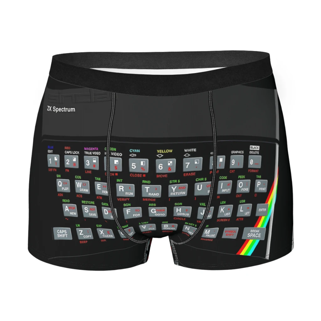 Keyboard ZX Spectrum Underpants Breathbale Panties Men\'s Underwear Sexy Shorts Boxer Briefs