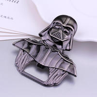 Star Wars Keychain Action Figure Cartoon Anime Darth Vader Keyring Pendant Metal Accessories Corkscrew Kids Gifts Toy