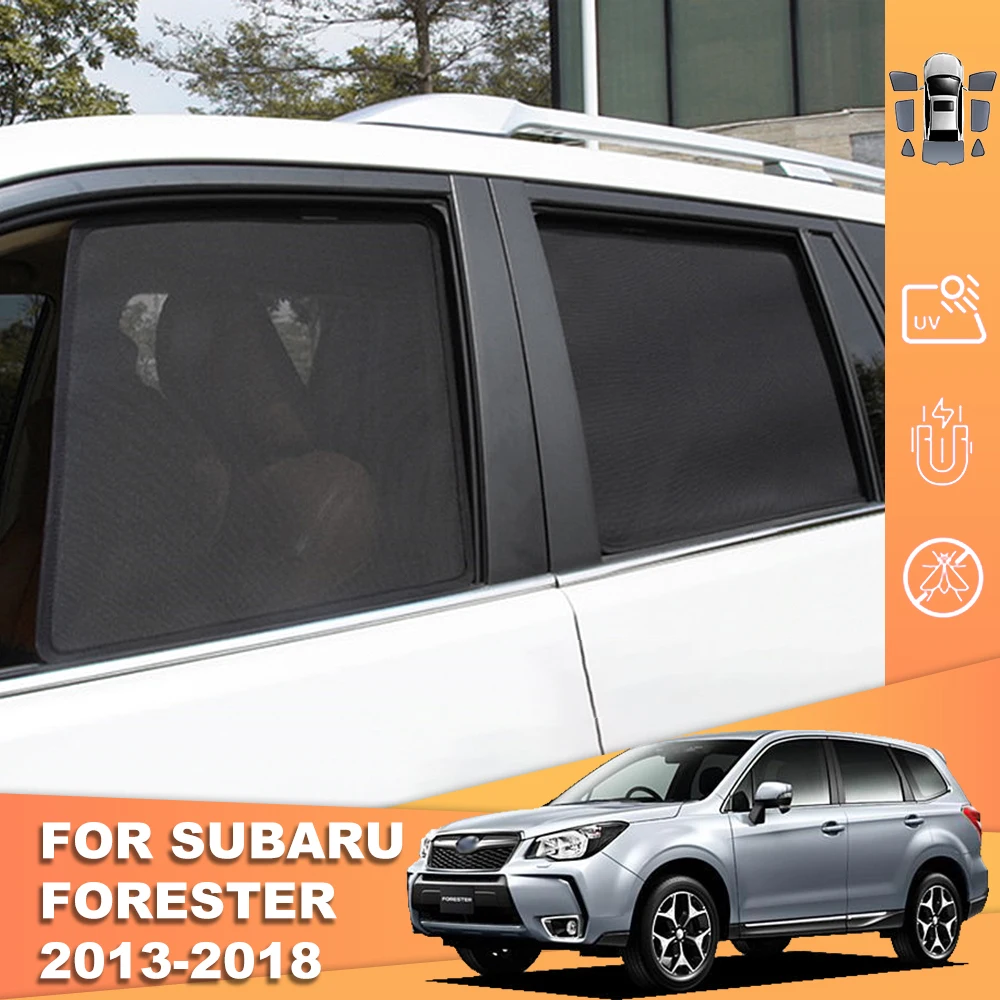 

Для Subaru Forester SJ 2012-2018 магнитный автомобильный солнцезащитный козырек переднее лобовое стекло занавеска заднее боковое детское окно солнцезащитный козырек