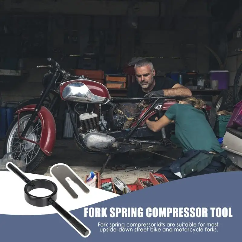 Fork Spring Compressor Tool Repair Replace Fork Spring Compressor Motorcycle Tool Home Maintenance Workshop Compressor Tool For