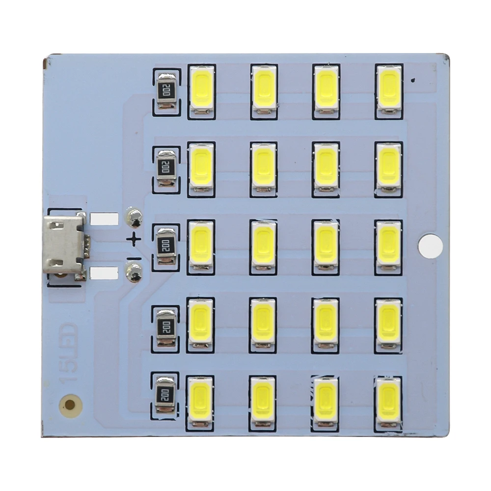 8/12/16/20 LED 5730 SMD 5V 430mA White Mirco USB 5730 LED Lighting Panel USB Mobile Light Emergency Light Night Light