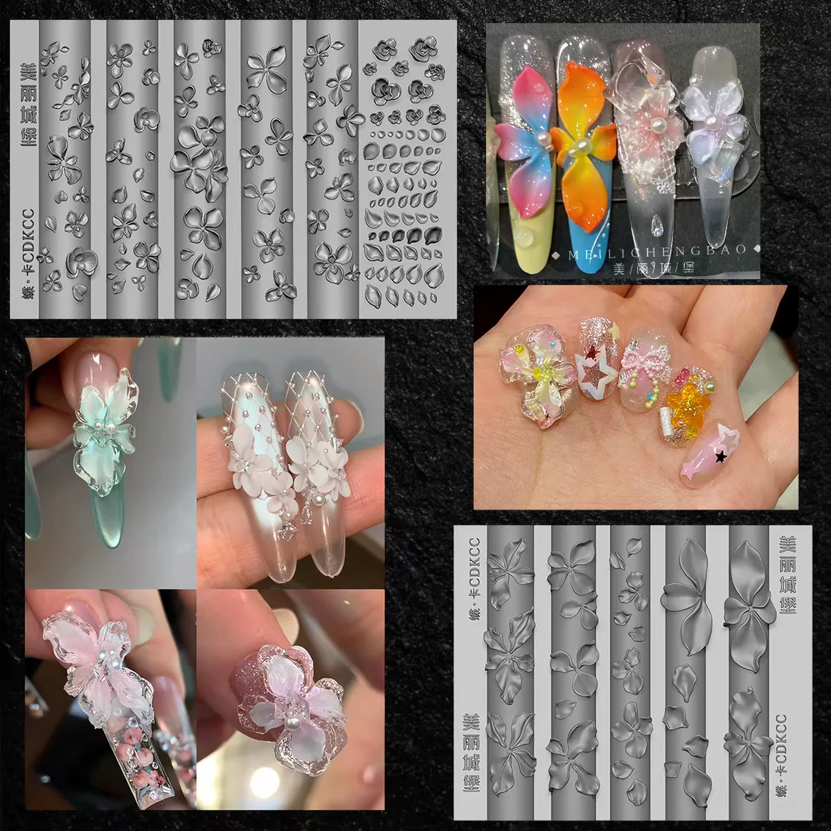 3D Printing Template - 1 buah bunga Magnolia ular mawar