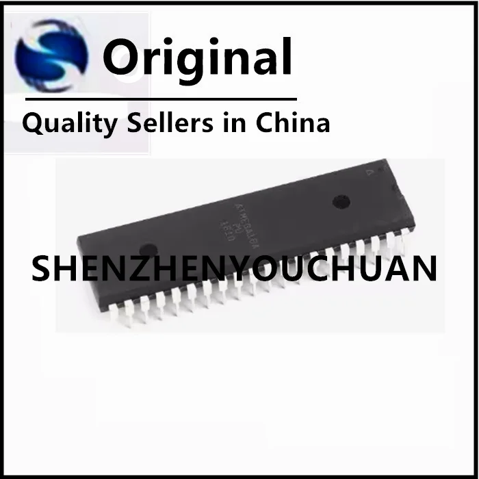 ATMEGA16A-PU Chipset IC original, DIP-40, ATMEGA16A, novo, 1-100 pcs