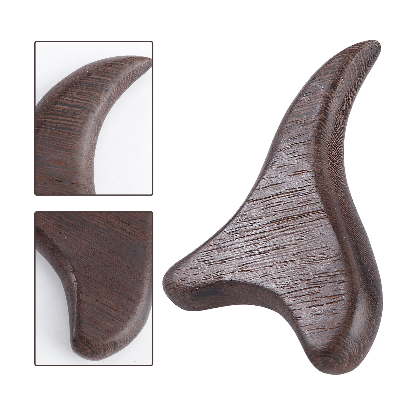 

2Pcs Sandalwood Wooden Guasha Scraping Massage Tools Body Massager Face Neck Shoulder Foot Acupuncture Point Massager