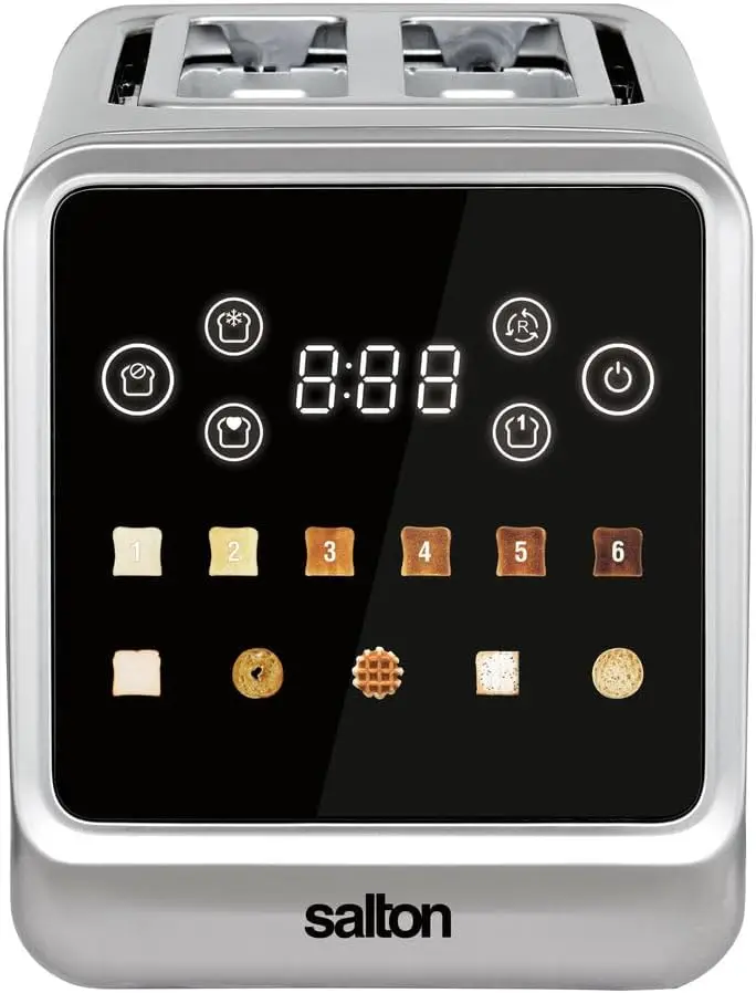 محمصة تعمل باللمس مع قطعتين