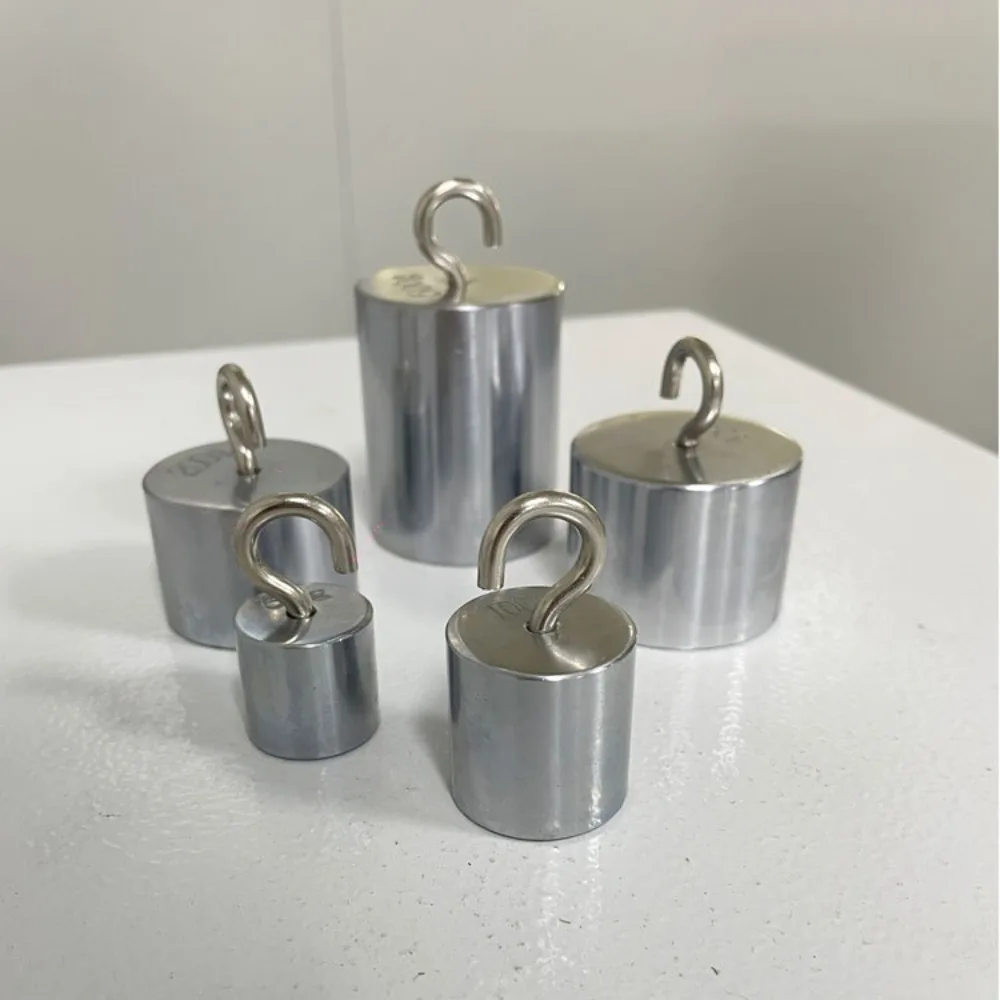 Marked Stainless Steel Hook Weight Set 50g 100g 200g 500g Force Testing Calibration Weights Wholesale