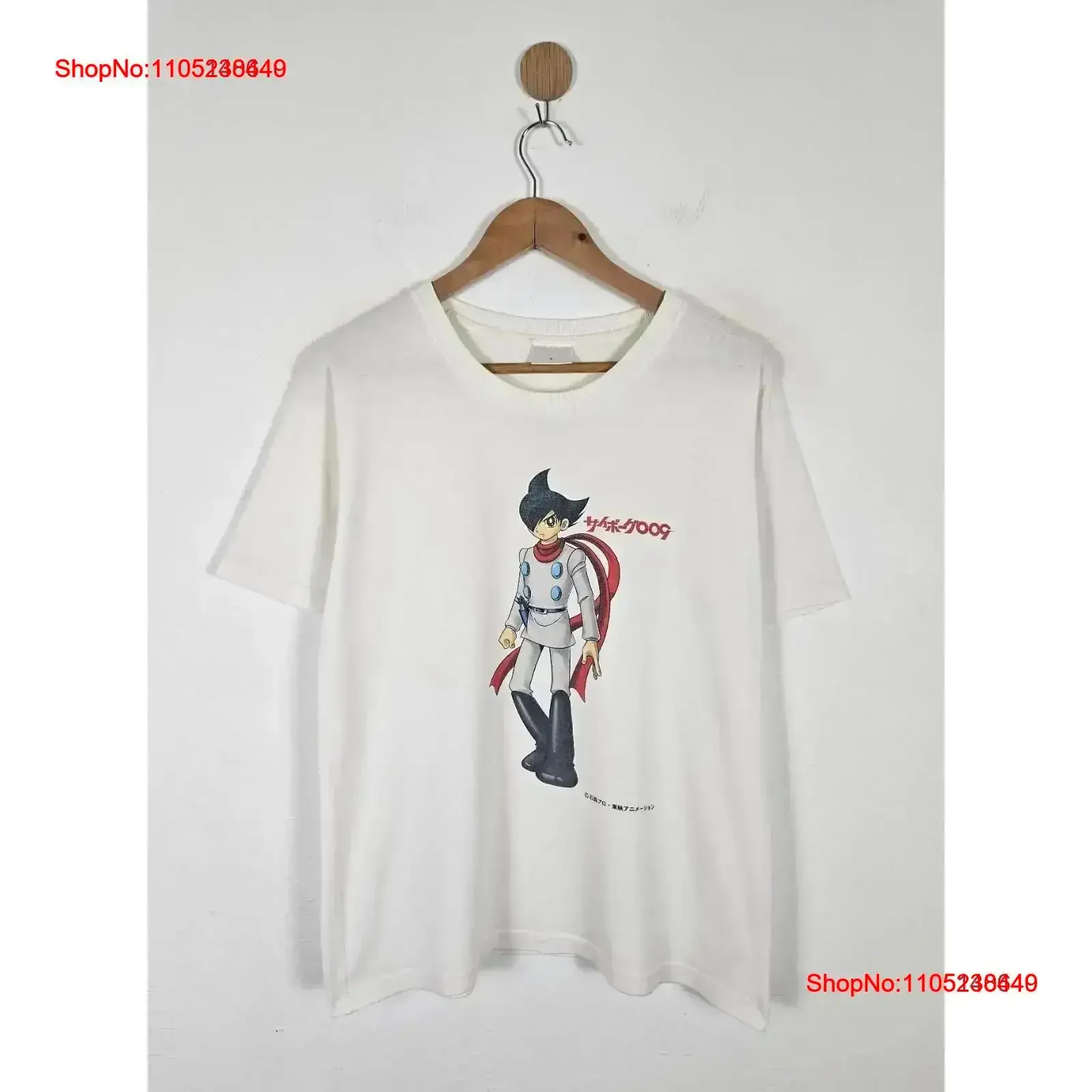 Vintage Cyborg 009 Anime shirt Washed streetwear Stylish Slightly Soft fashion Versatile Breathable designer clothes vintage